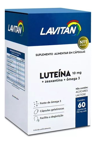 Luteina Oferta Lavitan  Contiene Omega 3 Y Zeaxantina