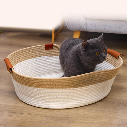 Cesta De Cama Para Gatos, Cama De Gatito Lavable, Rascador M