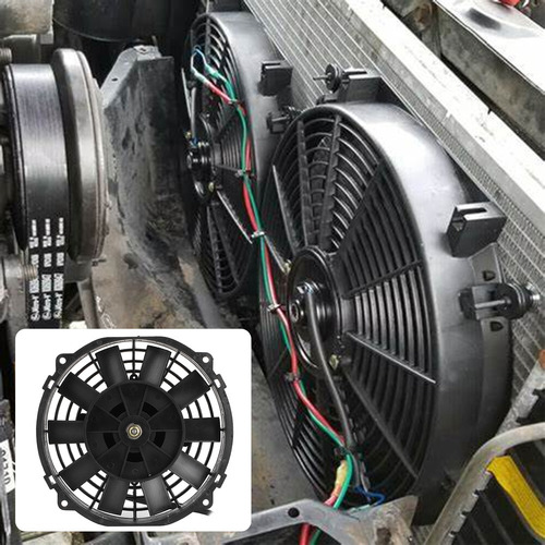 Abanico Eléctrico Universal 8in 10 Aspas 12v 80w
