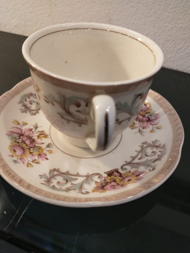 Imagen 4 de 10 de Antigua Taza De Cafe Loza Inglesa Woods Ivory Ware