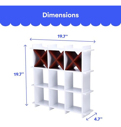 Soporte De Papel Higiénico Tic Tac Toe Estante De Baño Rusti