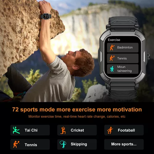 Reloj digital para hombre, impermeable, podómetro, reloj deportivo,  contador de pasos, calorías, reloj militar con cronómetro, alarma