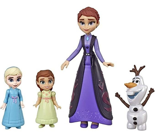 Disney Frozen Family Set Elsa  Anna Muñecas Con Reina Iduna