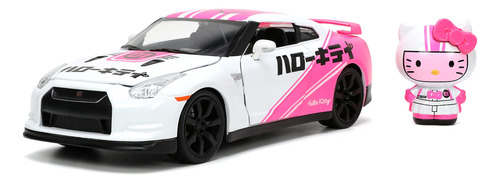 Jada Toys Hello Kitty Toyko Speed 1:24 2009 Nissan Gt-r R35