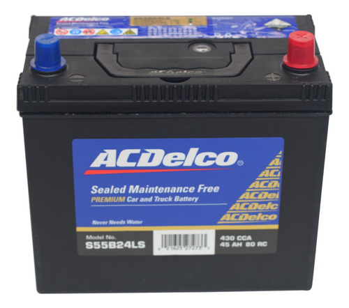 Bateria 45ah Acdelco S55b24ls Borne Grande Derecha 