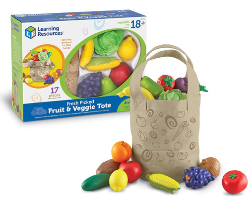 Learning Resources Bolsa Para Frutas Y Verduras Recién Recog