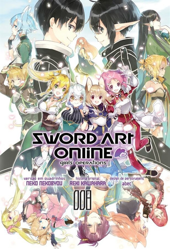 Sword Art Online: Girls' Operations Vol. 8, de Kawahara, Reki. Editora Panini Brasil LTDA, capa mole em português, 2022