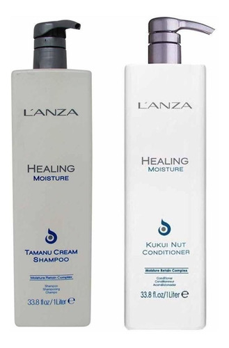 Kit Lanza Healing Moisture Tamanu Cream Sh 1 Litro E Cond 1