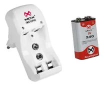 Comprar Bateria Recarregável 9v Mox + Carregador Rápido Mox Cp-30