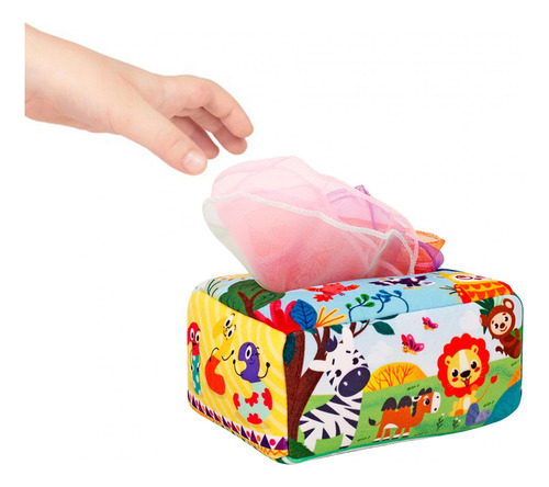Tissue Box Soft High Contrast Toys Para Niños De 1 Estilo B