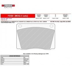 Pastillas Ferodo Racing Fds9 Para Torino/ford /chevy