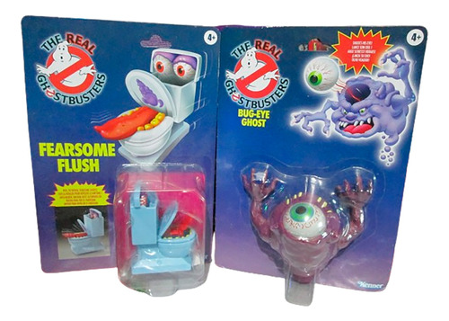 Figura Ghostbusters Bug Eye, Fearsome  Flush Set De 2