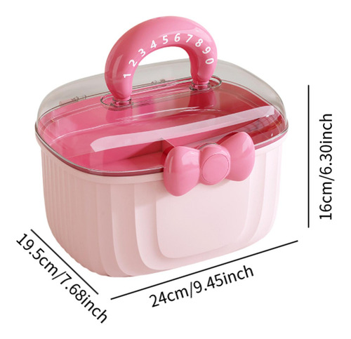 Caja De Almacenamiento Portátil Para Joyas Y Accesorios Para