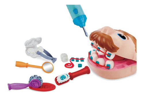 Juego Masas Para Modelar Set Dentista Incluye Accesorios