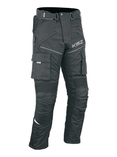 Pantalon Moto Calle Luxor Negro Kmz