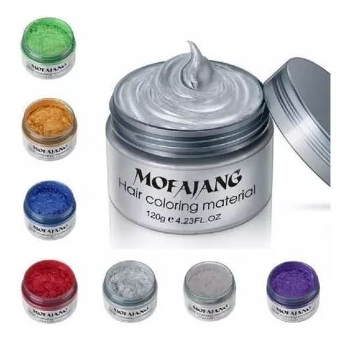 guapo Dar horno Cera De Colores Para Cabello Color Pelo Mofajang Platinado