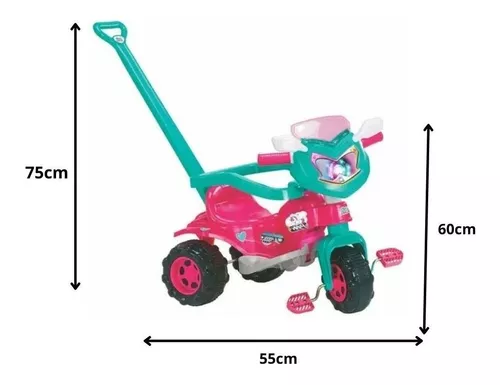 Motoca Infantil Menina Velotrol