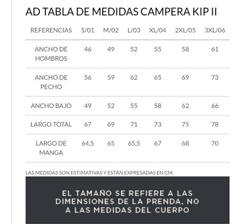 Imagen 7 de 7 de Campera Kip Kevingston