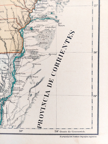 Mapa 1886 Formosa Y Chaco Ferrocarriles Telegrafos Caminos (Usado)