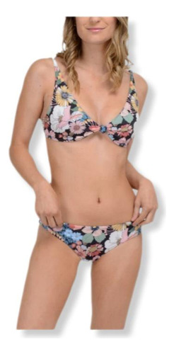 O'neill Bikini-tiwwy Pismo Top-verano Talla S Estampado Flor