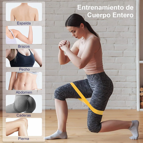 Bandas Elásticas De Resistencia Para Yoga De 5 Niveles
