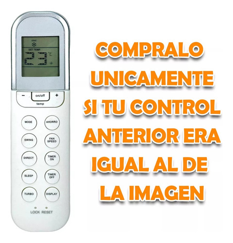 Control Remoto Para Mirage Ac X2 X Max Life Rg36b4/ Mayoreo!