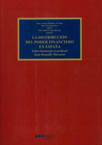 Libro Distribución Del Poder Financiero En España. Libro Ho