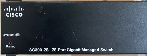 Switch Cisco Sg300-28p Portas Gigabit + Sfp (Usado)