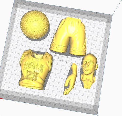 Michael Jordan Figura Archivo Stl Para Impresión 3d
