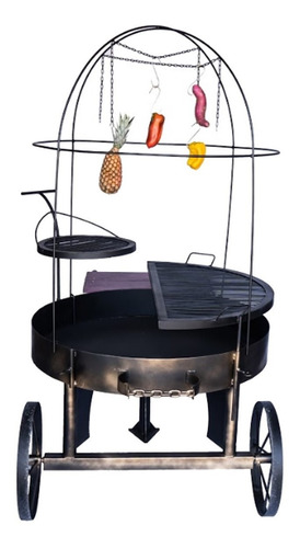 Imagem 5 de 5 de Churrasqueira Costelão Chão Varal Gigante 120cmx60cm