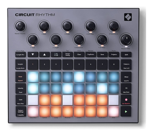 Controlador Midi Novation Circuit Rhythm 8