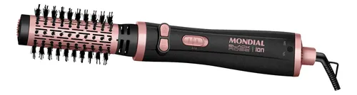 Escova Rotativa Ceramica Tourmaline Ion Golden Rose ERB-01 Mondia...