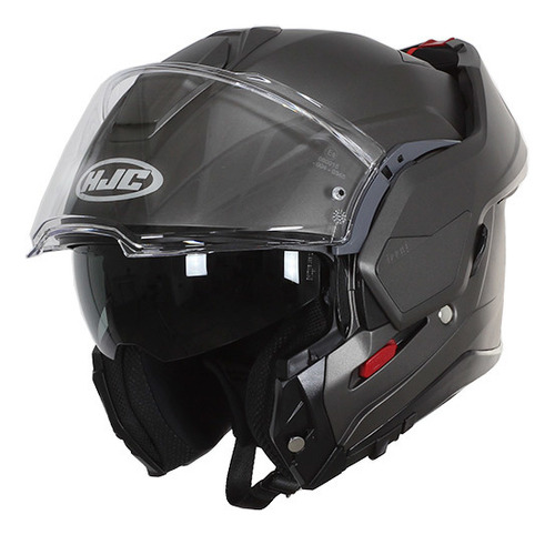 Casco Hjc Rebatible I100 Solido Semi F Titanium