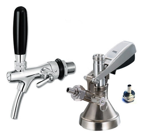 Canilla + Conector G Talos Kit Ideal Para Cerveza Artesanal