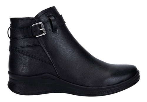 Bota De Cuña Dama Comoda Shosh Confort 705 Color Negro