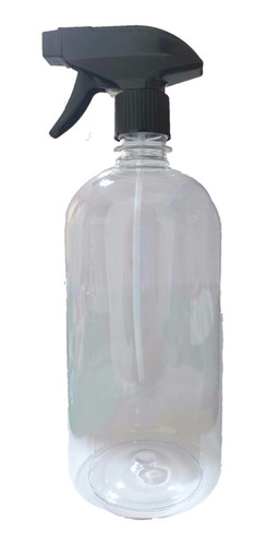 Envase Botella Pet 1lt Modelo Bajo Con Gatillo X10