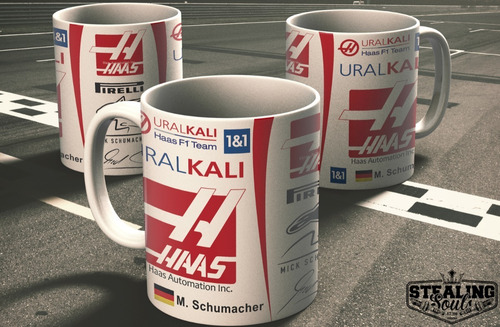 Imagen 2 de 3 de Taza Porcelana Fierrera - Mick Schumacher #02 | Formula 1 F1