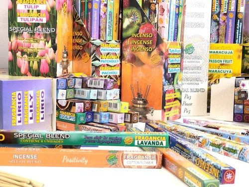 Incenso Special Blend Sortidos 25 Caixas Com 8 Varetas