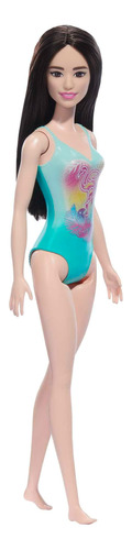 Barbie Fashion & Beauty Muñeca Playa Traje De Baño Azul