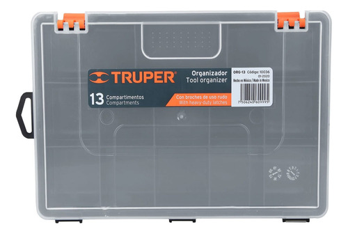 Organizador 10'' Con 13 Compartimentos Truper G P