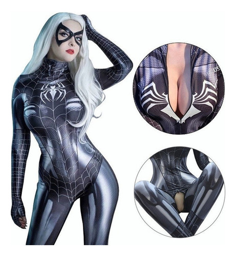 Traje De Cosplay Para Mujer De Spiderman