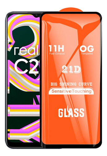 Mica Para Realme 7 Pro Protector De Pantalla 21d Antishock