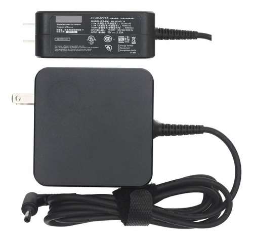 Cargador Para Portatil Lenovo 20v 3.25a 65w Punta Mini En L