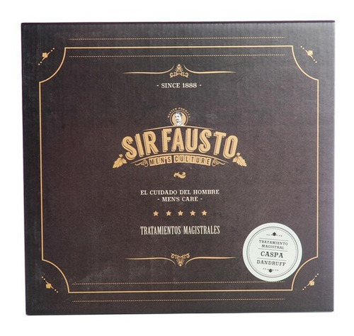 Imagen 7 de 8 de Sir Fausto Kit Anti Caspa Pelo Shampoo + Tonico + Gel