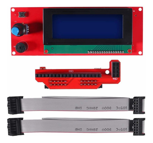 Aitrip Módulo Controlador De Pantalla Lcd 2004 Con Cable Par