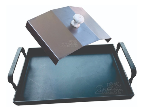 Plancha Chivitera 1 Hornalla 20x30 + Tapa Aluminio Oferta !!