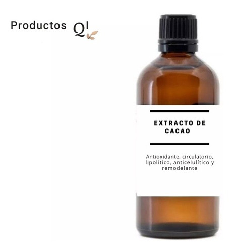 Extracto De Cacao Uso Cosmetico 120 Ml