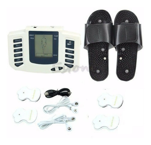 Imagen 1 de 4 de Masajeador Electroestimulador Con Pulsación Mas Sandalias!!
