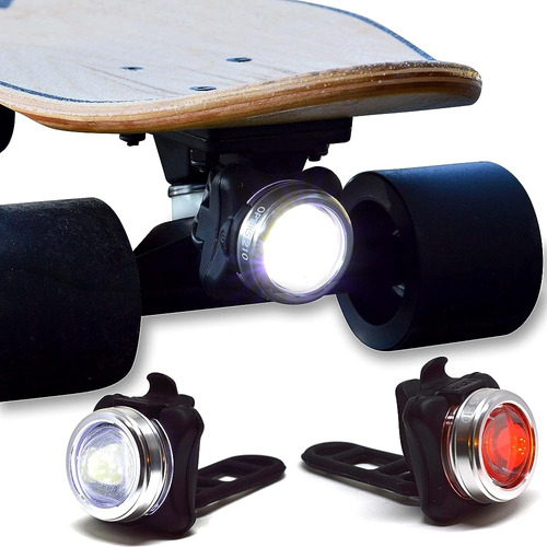 ~? Optiks 210 Skateboard Light Usb Recargable De Seguridad L