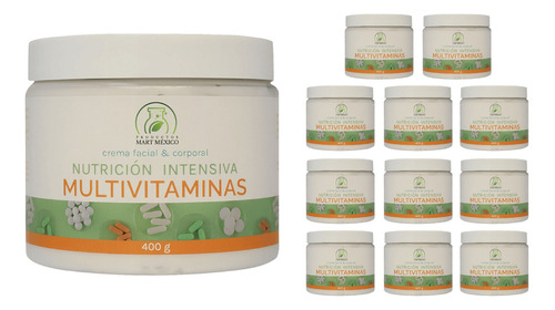 Crema De Nutrición Intensiva Multivitaminas (400g) 12 Pack Momento De Aplicación Día/noche Tipo De Piel Todo Tipo De Piel